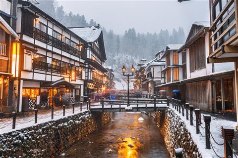 銀山温泉街